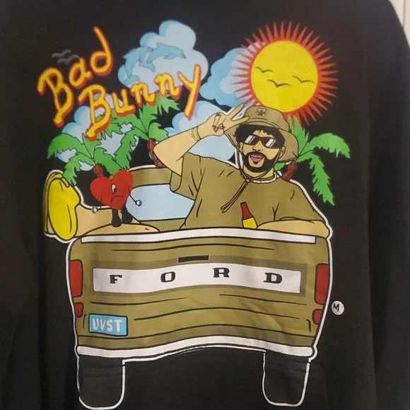 Bad Bunny Hoodie - Picture 2 of 3